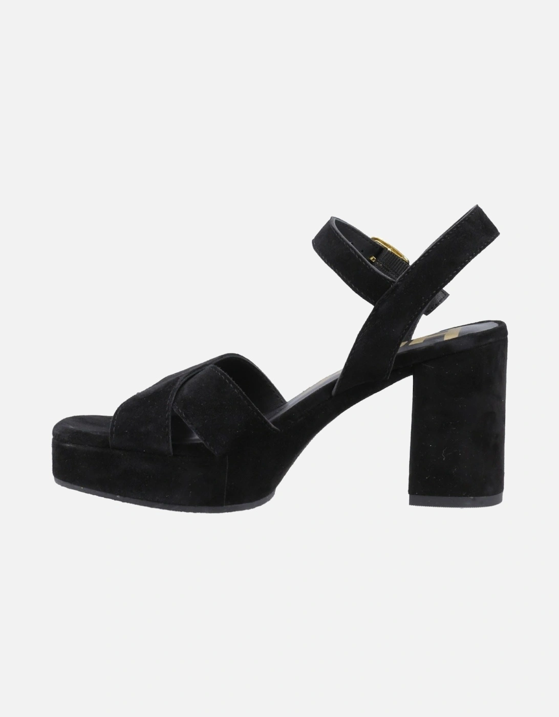 Ophelia Suede Women's Black Sandals