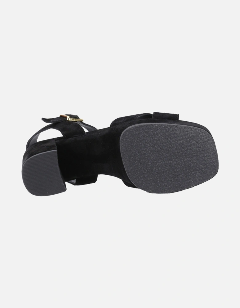 Ophelia Suede Women's Black Sandals