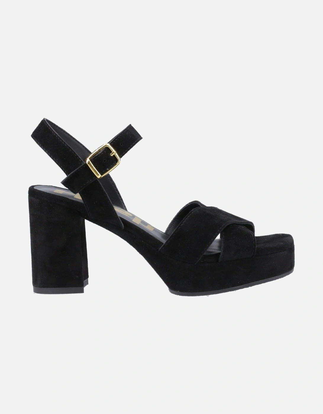 Ophelia Suede Women's Black Sandals