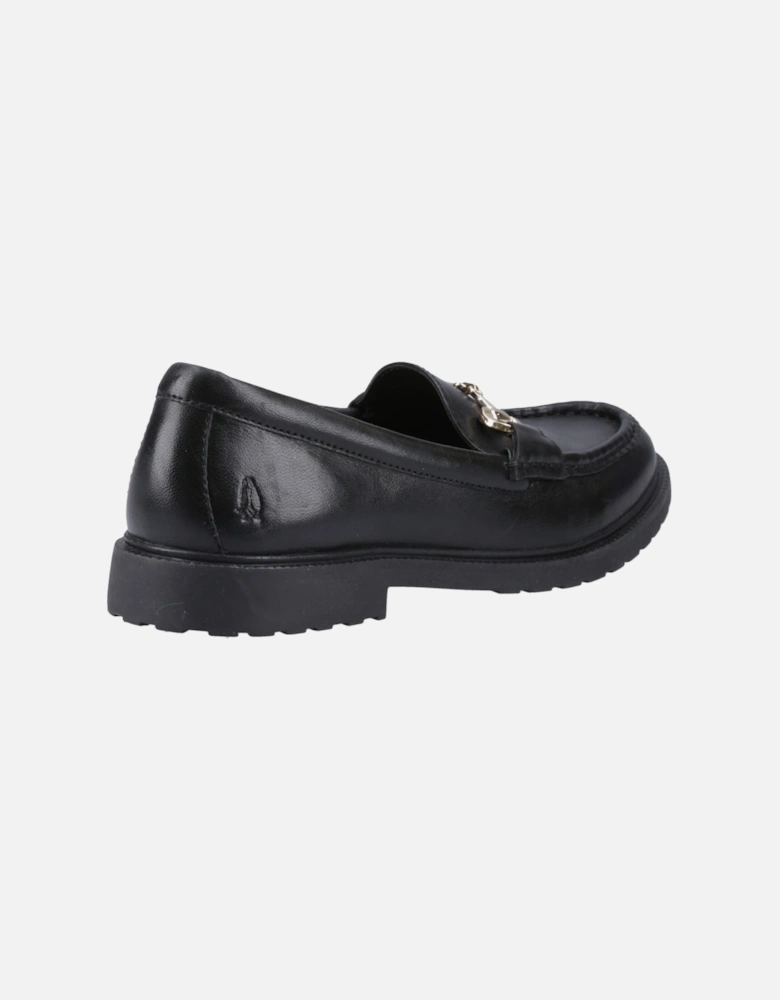 Verity Snaffle Leather Women's Black Loafers