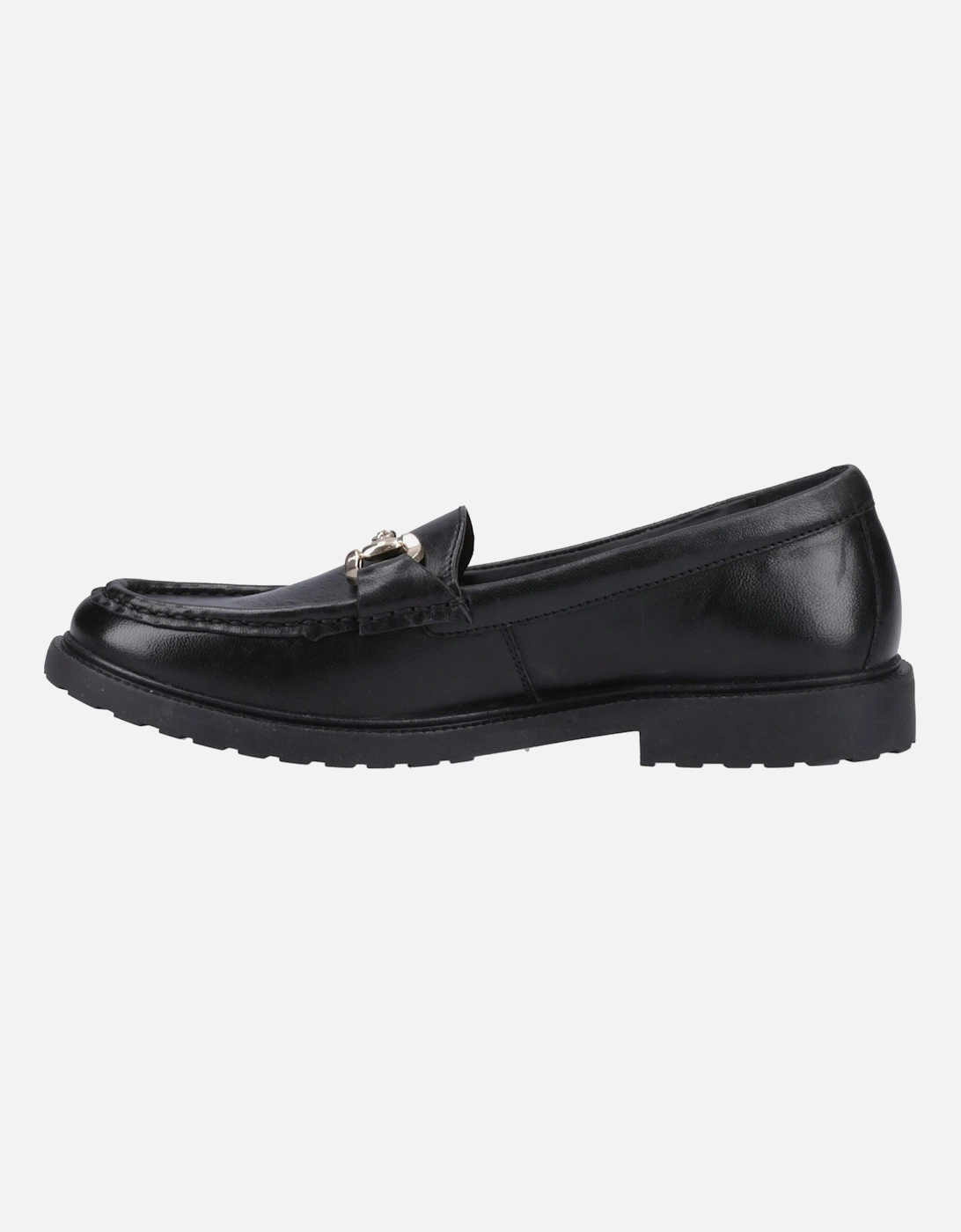 Verity Snaffle Leather Women's Black Loafers