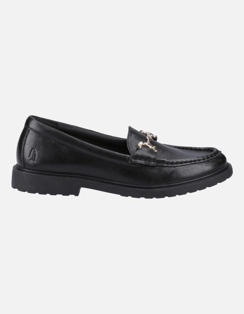 Verity Snaffle Leather Women's Black Loafers