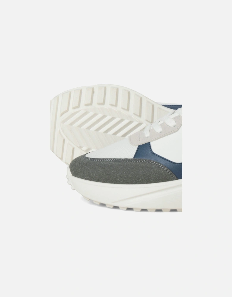 Aspire Runner Polyurethane Men's White Castlerock/Navy Blazer Trainers