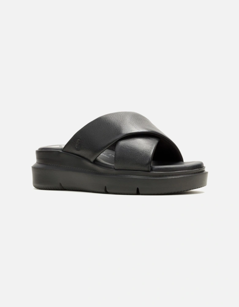 Uplift Leather Women's Black Sandals