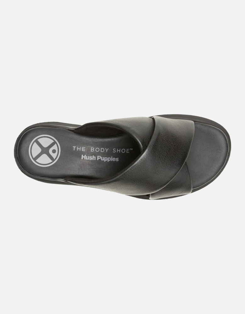 Uplift Leather Women's Black Sandals