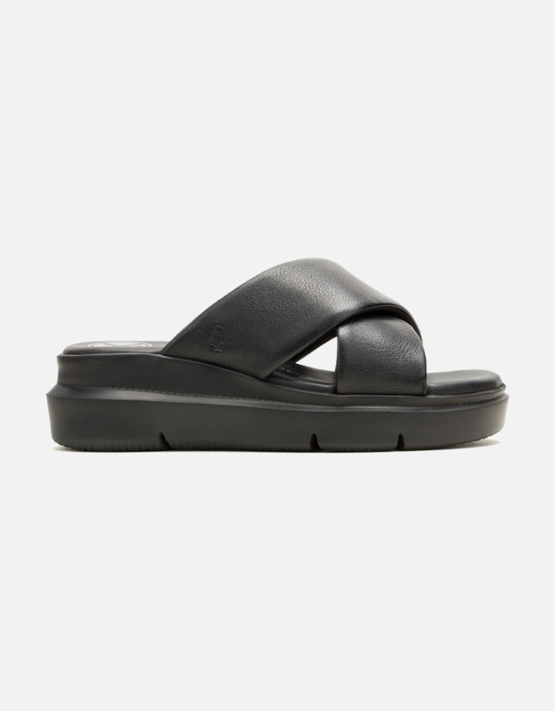 Uplift Leather Women's Black Sandals