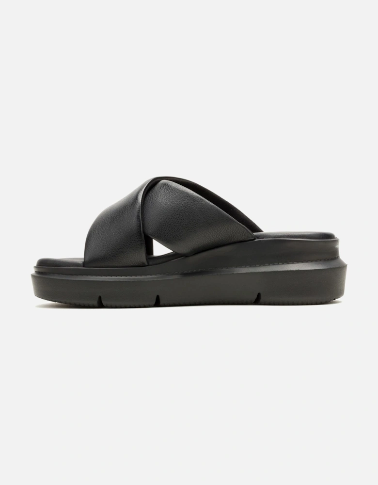 Uplift Leather Women's Black Sandals