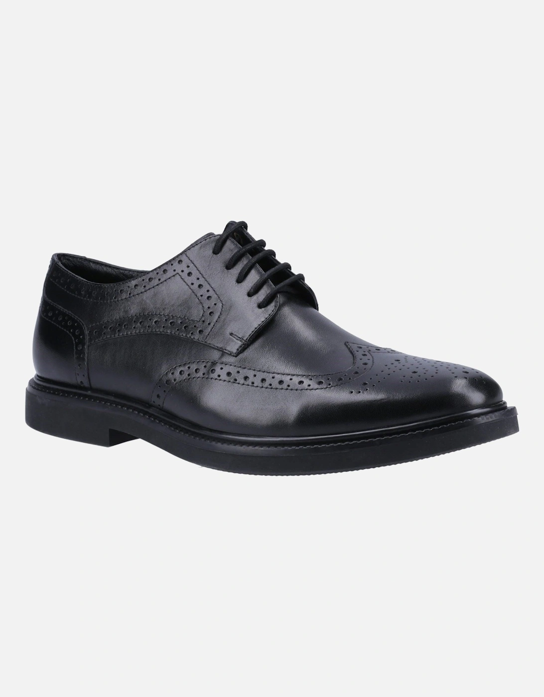 Kingston Leather Men's Black Brogues Shoes, 5 of 4