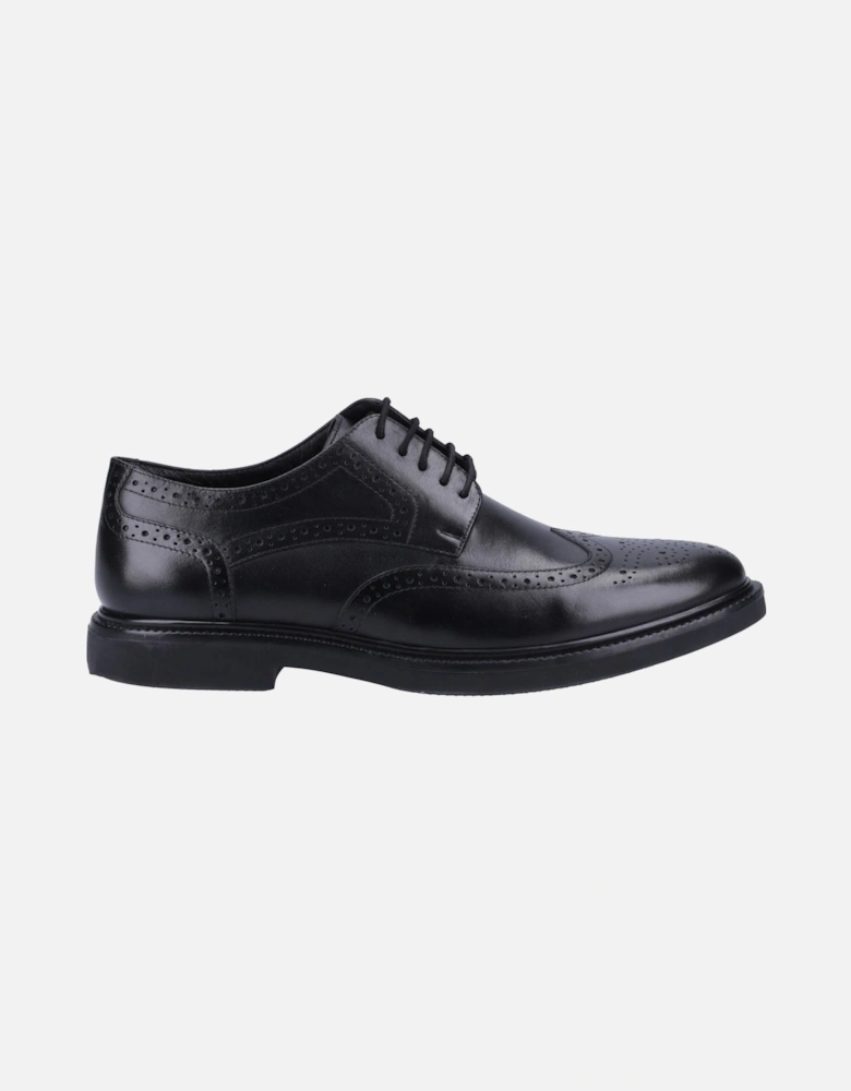 Kingston Leather Men's Black Brogues Shoes