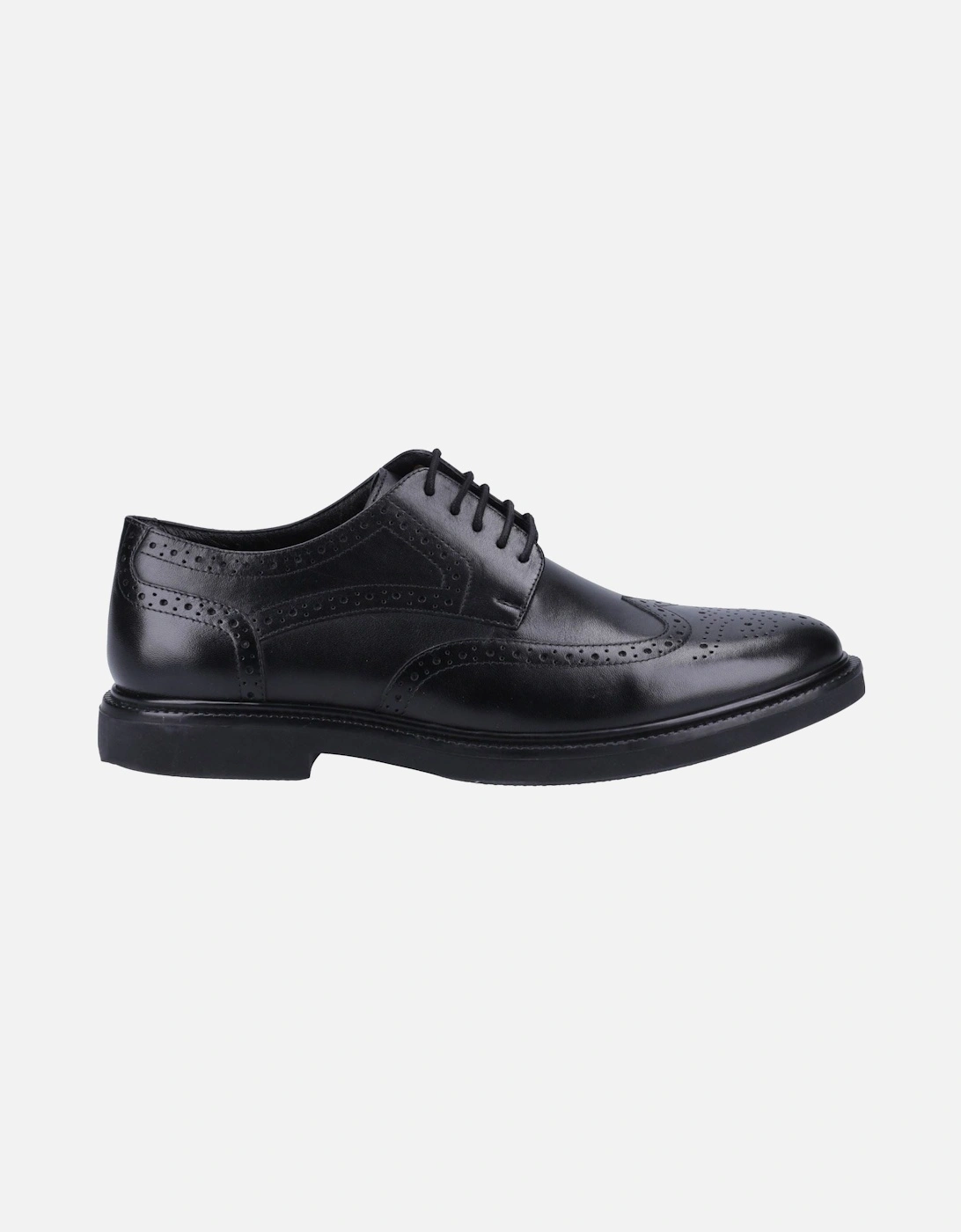 Kingston Leather Men's Black Brogues Shoes