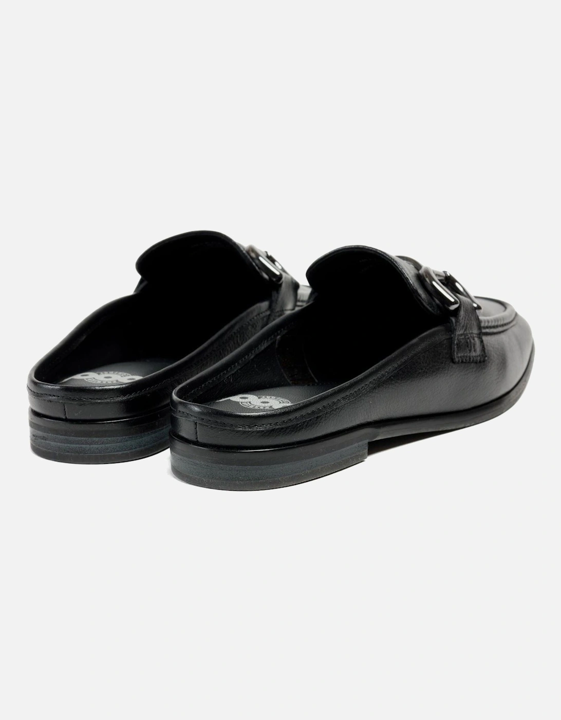 Mila Leather Women's Black Mules