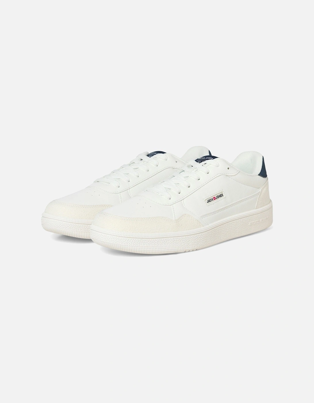 Bounce Polyurethane Men's White/Navy Blazer Trainers, 8 of 7