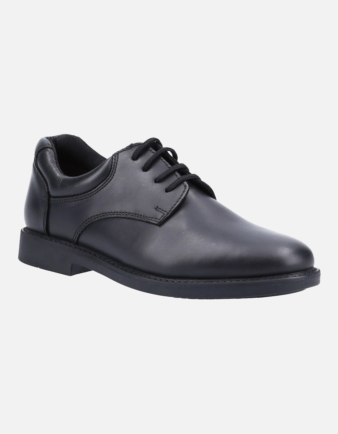 Hush Puppies Boy's Hush Puppies Tim Black Leather Shoes