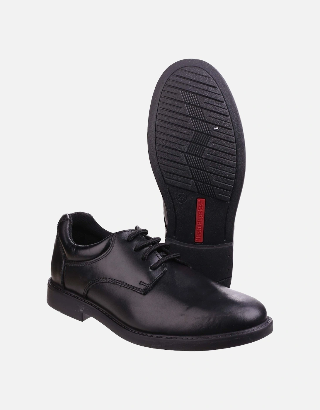 Tim Junior Leather Boys's Black Shoes