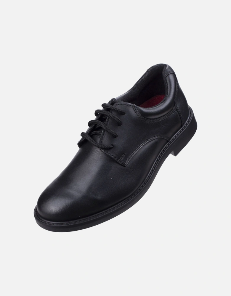Tim Senior Leather Boys's Black Shoes