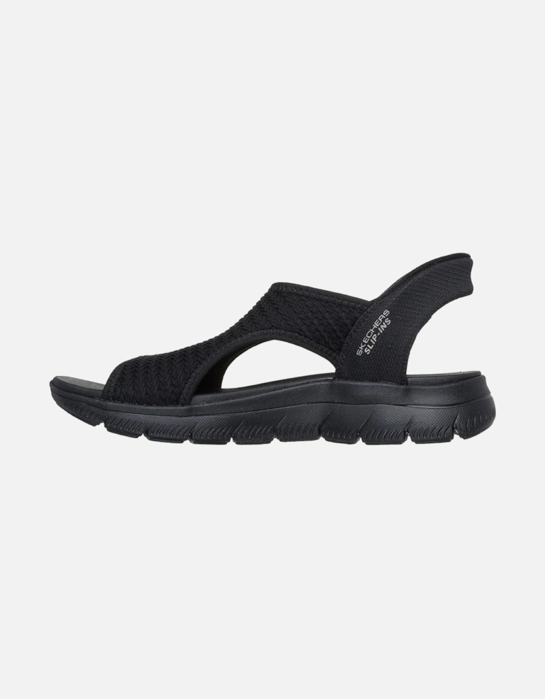 Summits Sweetly Evolved Textile Women's Black Sandals