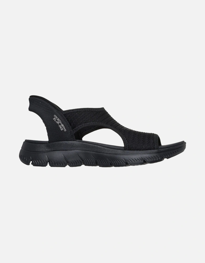 Summits Sweetly Evolved Textile Women's Black Sandals