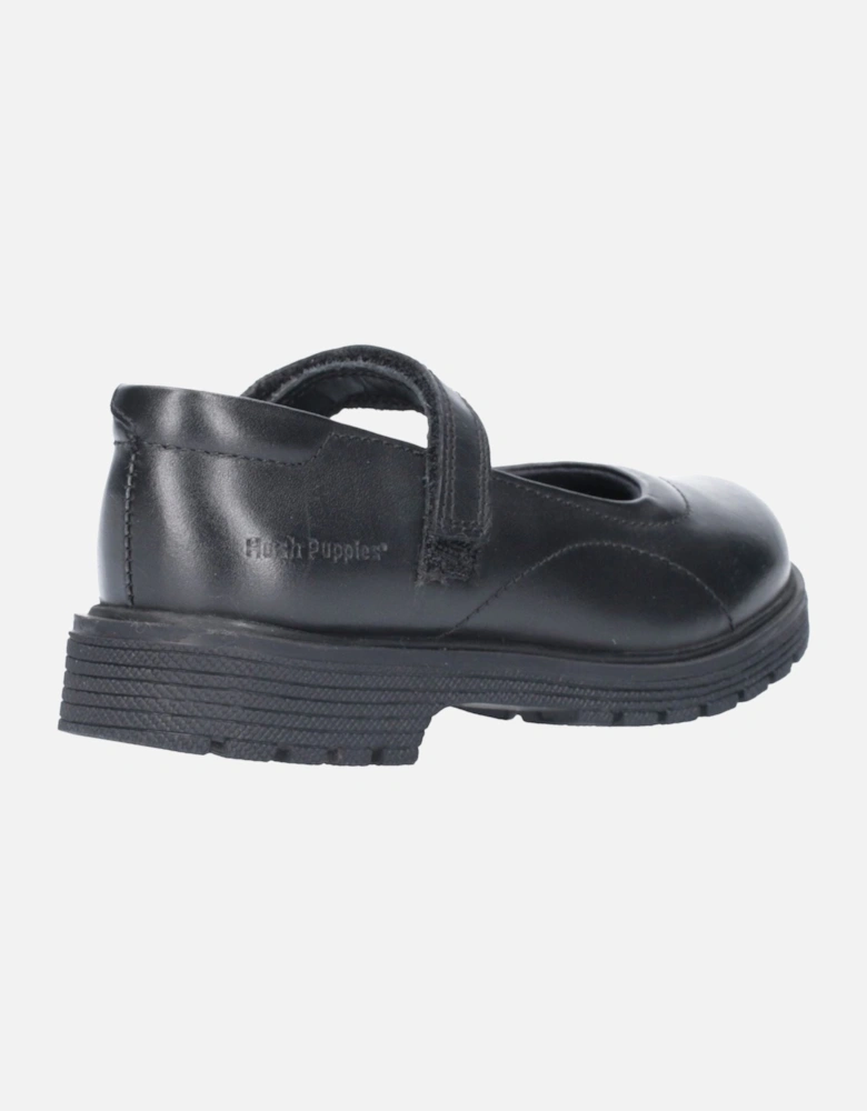 Tally Junior Leather Girls's Black Shoes