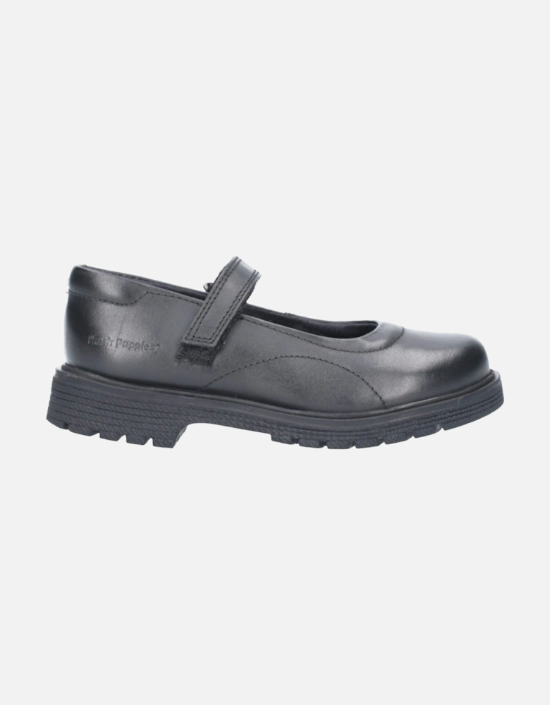 Tally Junior Leather Girls's Black Shoes