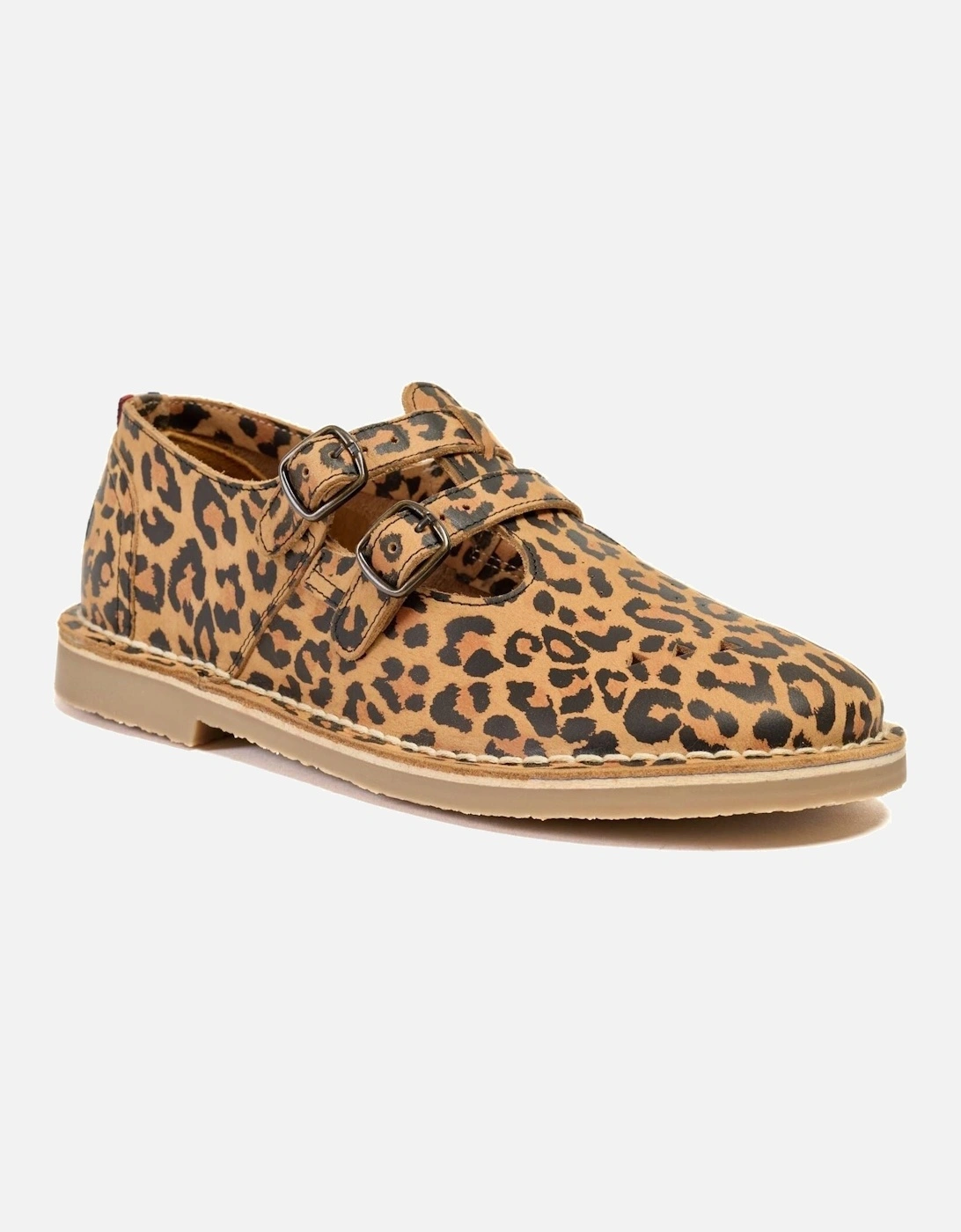 Marley Leather Women's Leopard Shoes, 7 of 6