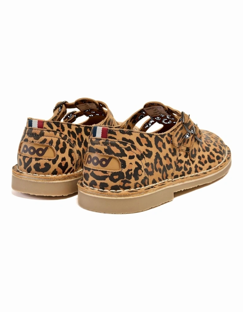 Marley Leather Women's Leopard Shoes