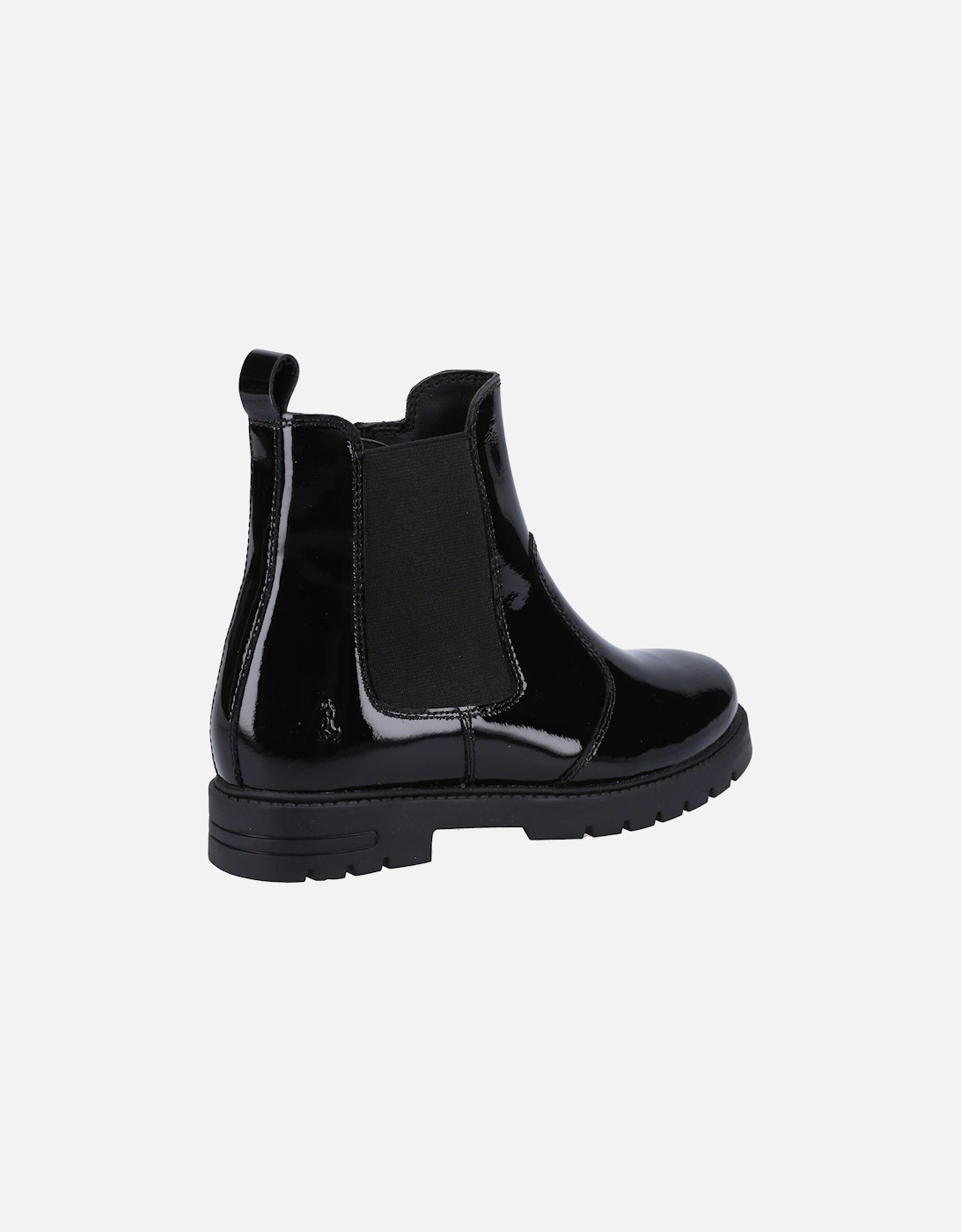 Laura Patent SNR Leather Girls's Black Boots