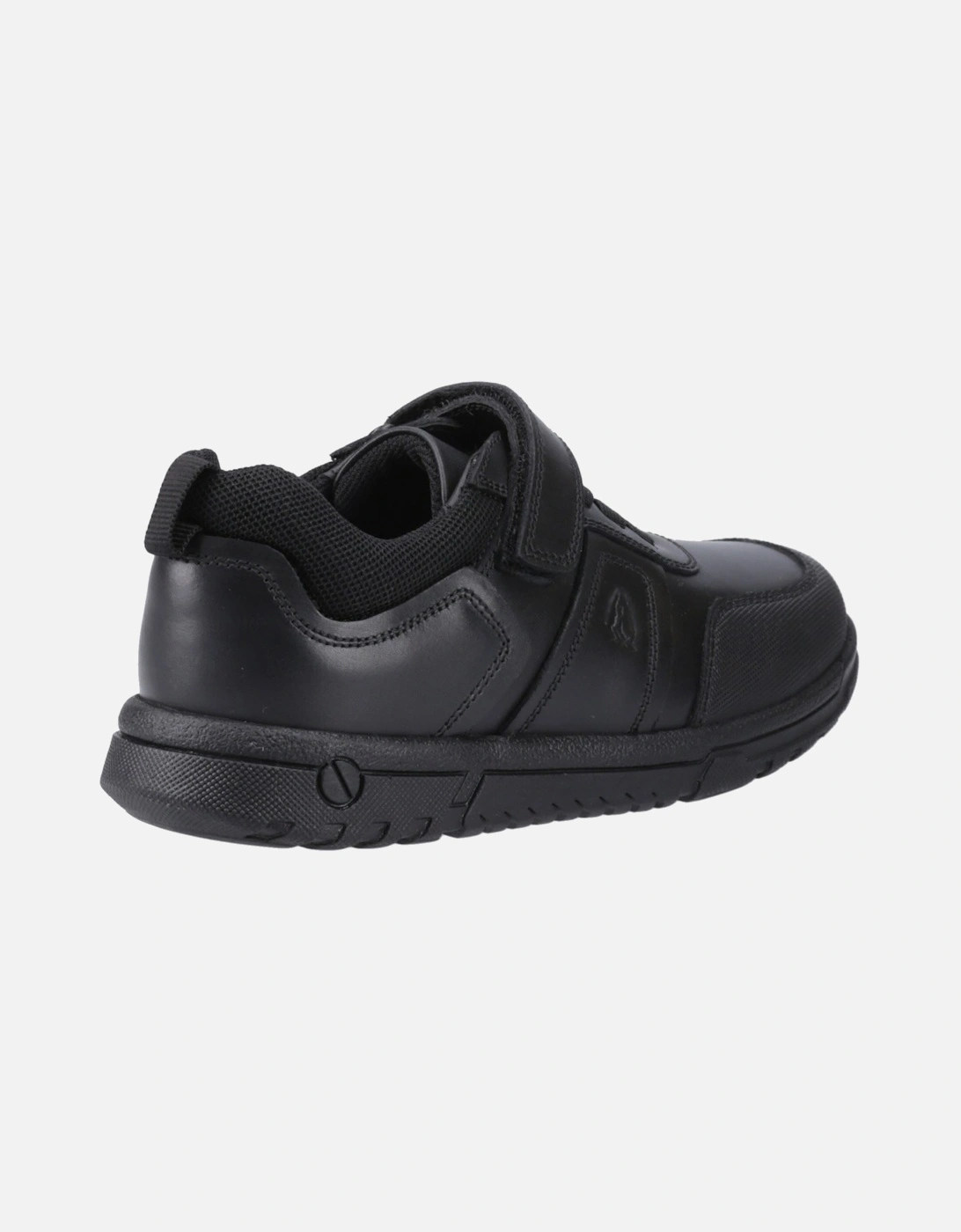 Sutton Bungee Leather Boys's Black Lace-Up Shoes