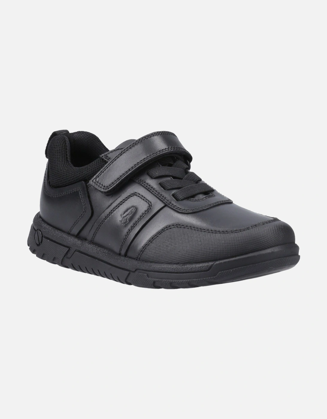 Sutton Bungee Leather Boys's Black Lace-Up Shoes, 6 of 5
