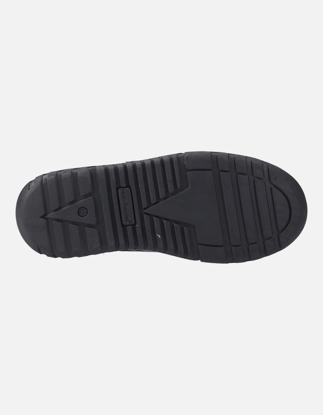 Sutton Bungee Leather Boys's Black Lace-Up Shoes