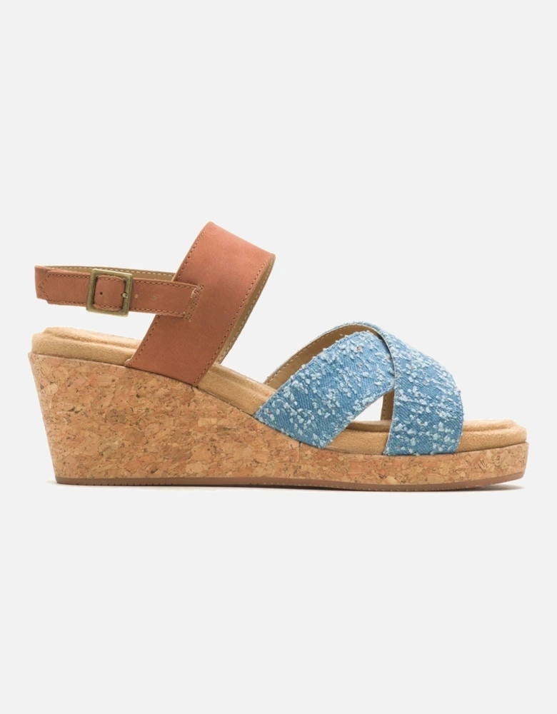 Willow X Band Suede Women's Denim Sandals