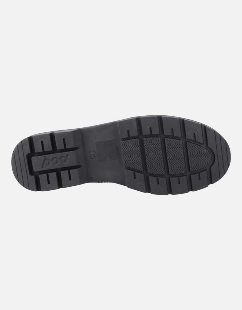 Fiona Leather Girls's Black Brogues