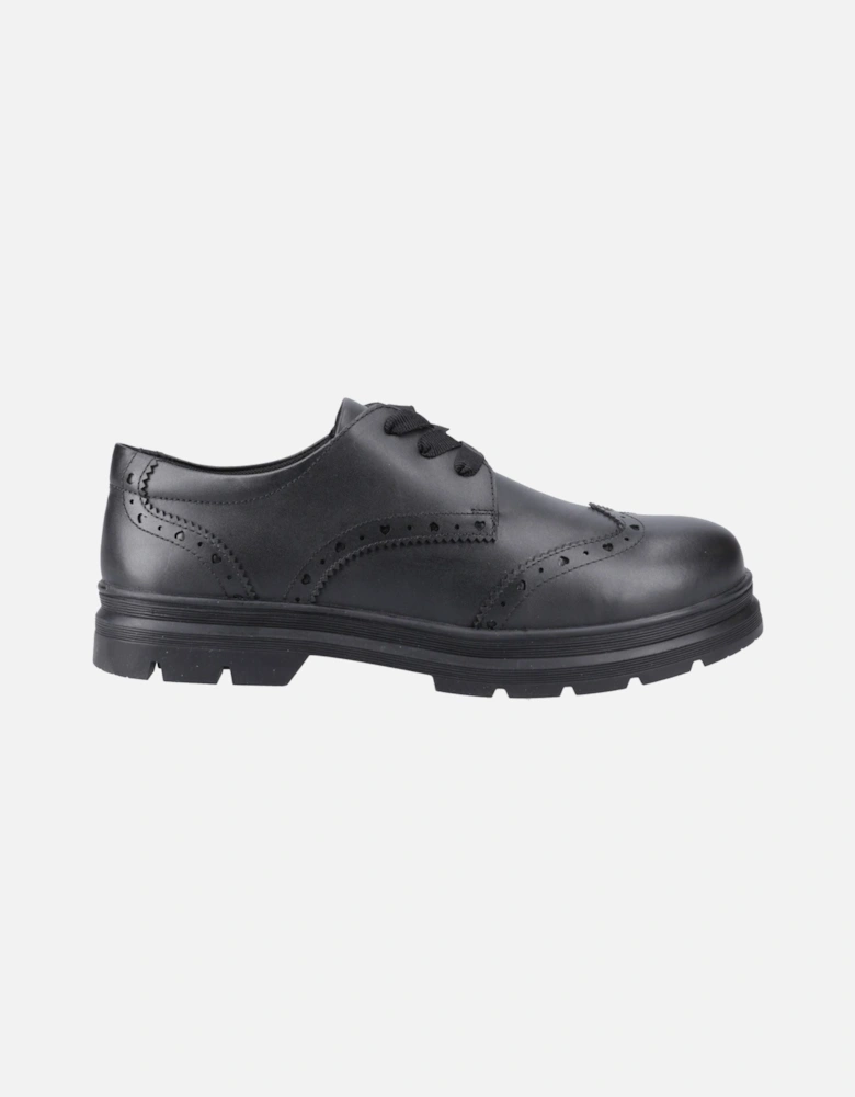 Fiona Leather Girls's Black Brogues