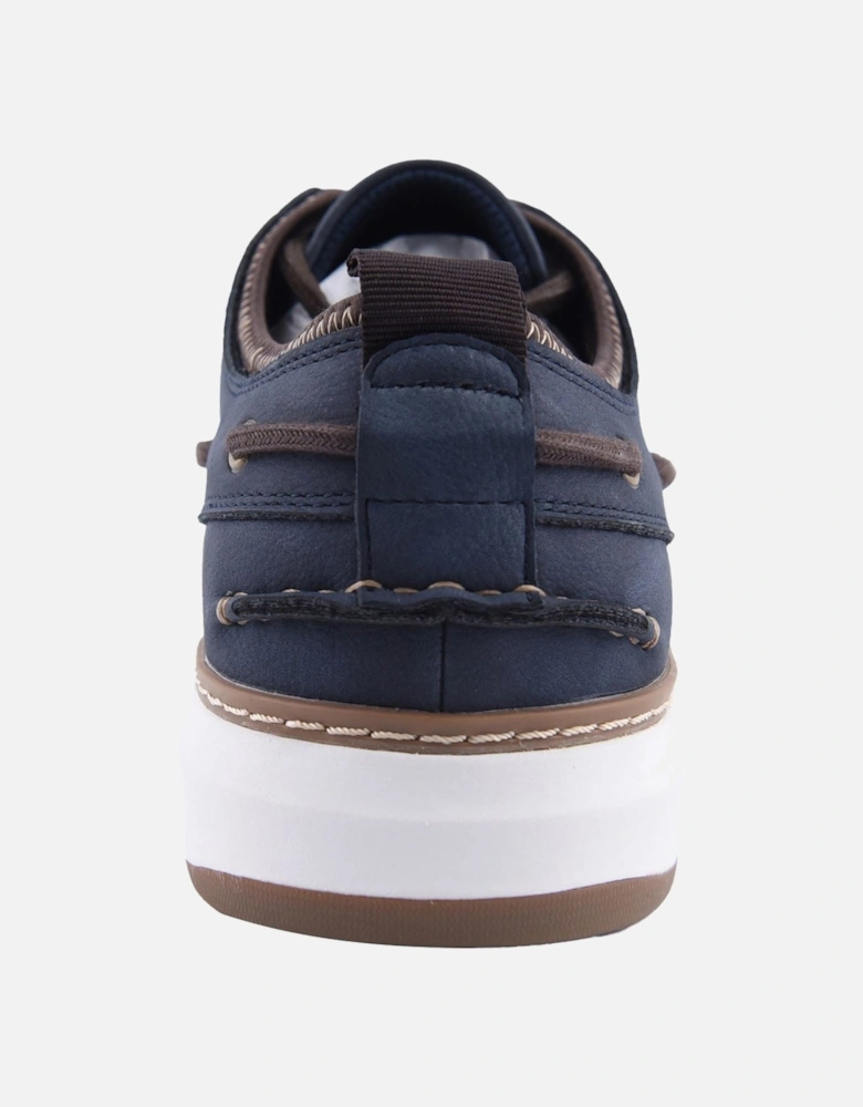 Sperry Moc Neo Polyurethane Men's Navy Boat Shoes
