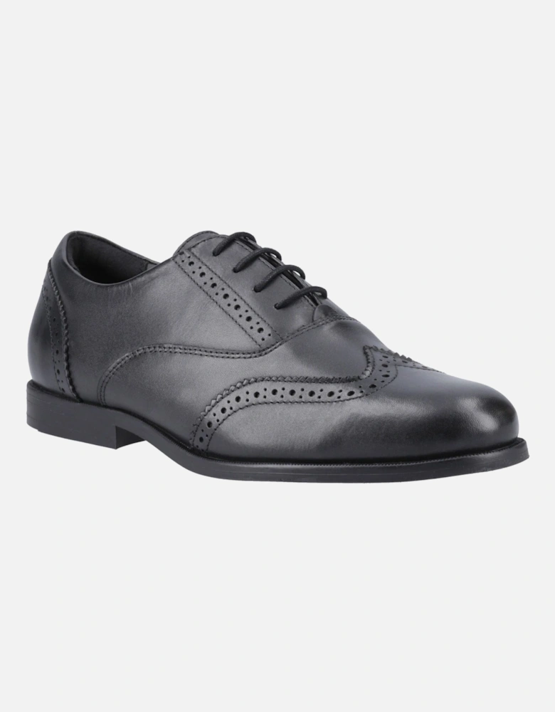 Lee Leather Girls's Black Loafers