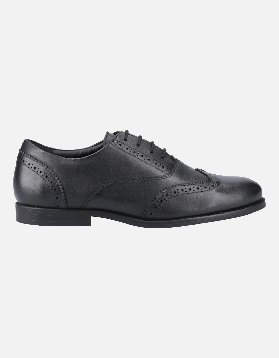 Lee Leather Girls's Black Loafers