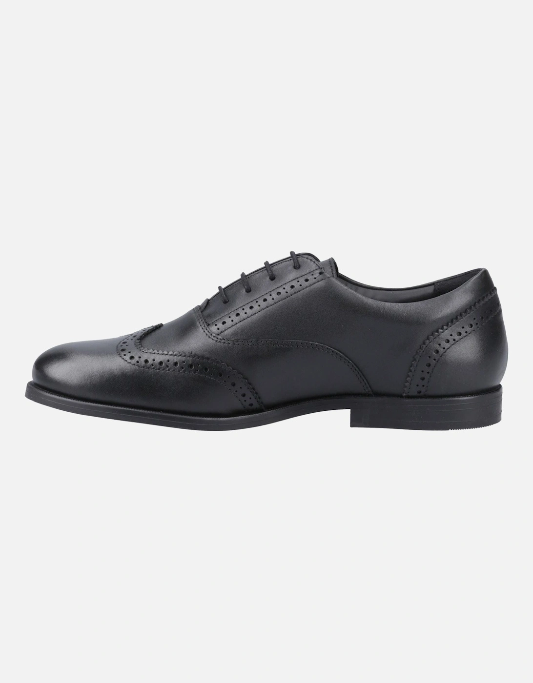 Lee Leather Girls's Black Loafers