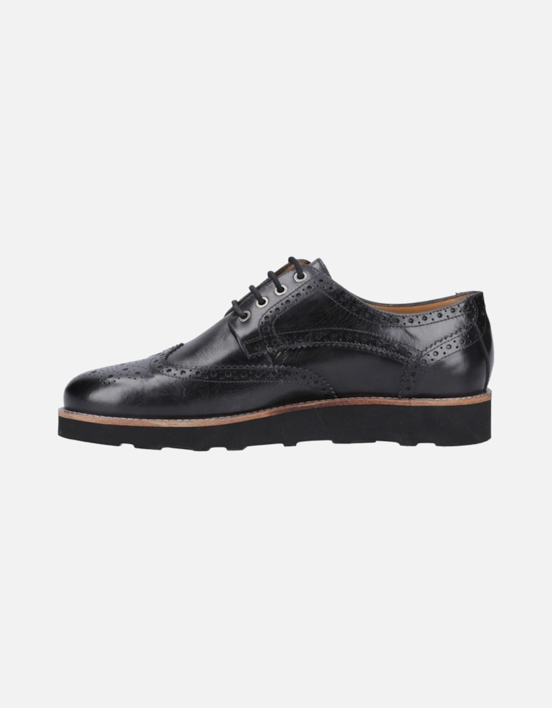 Kendrick Leather Men's Black Brogues Shoes