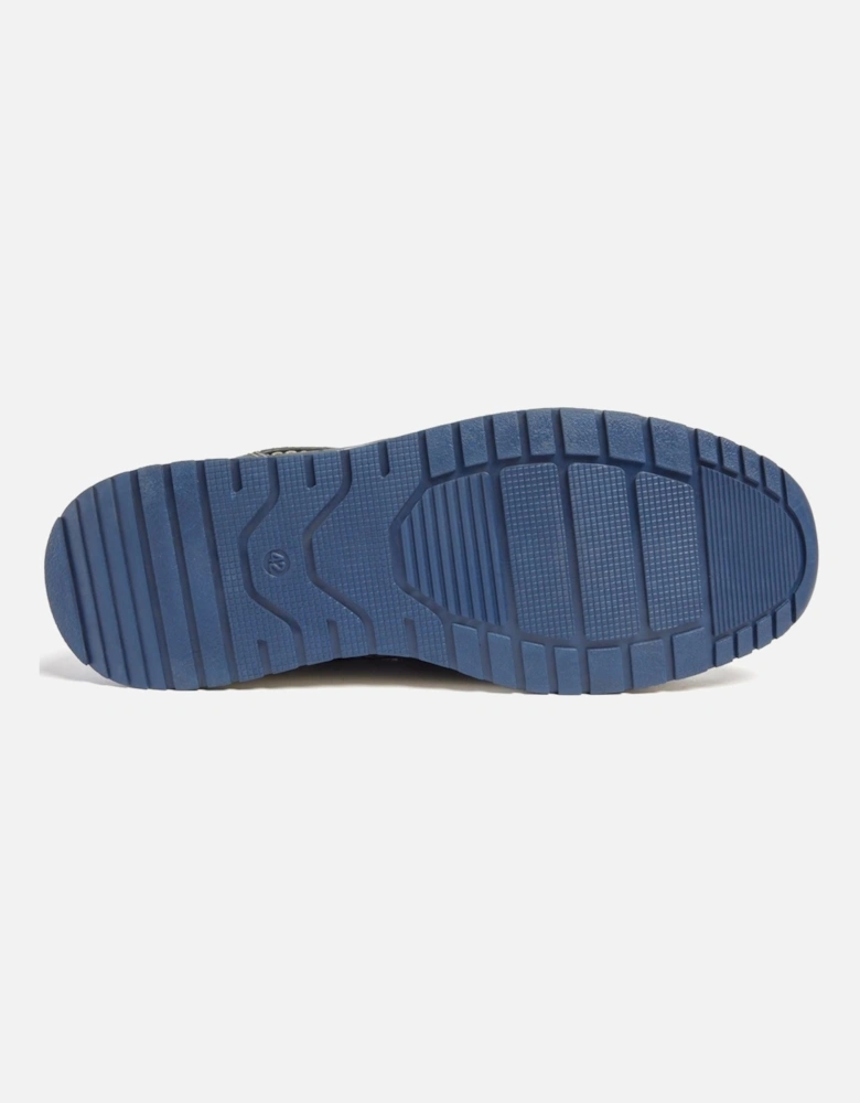 Sean Leather Men's Navy Boat Shoes
