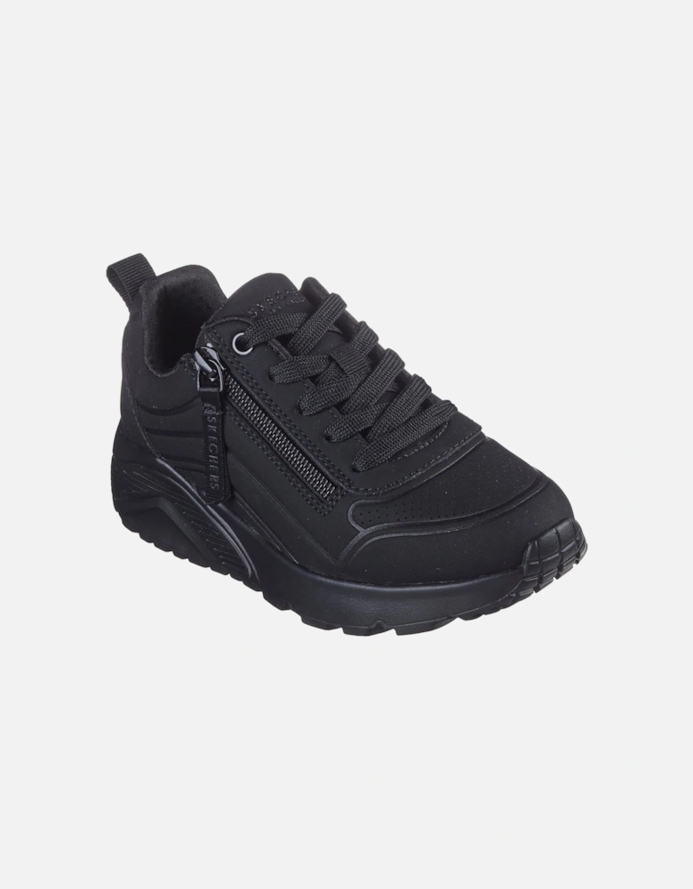 Uno Lite - Easy Zip Polyurethane Girls's Black Trainers