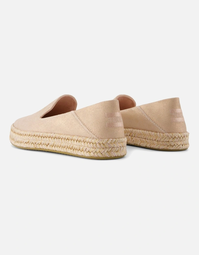 Carolina Leather Women's Pale Rose Espadrilles