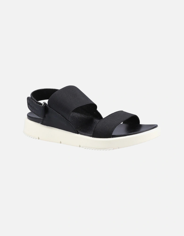 Selina Polyurethane Women's Black Sandals