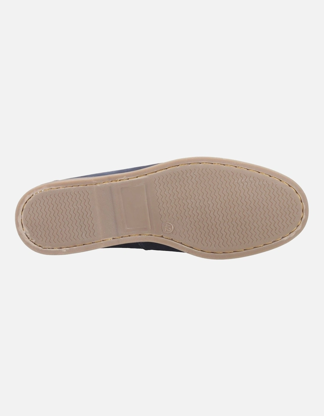 Wilson Leather Men's Navy/Tan Boat Shoes