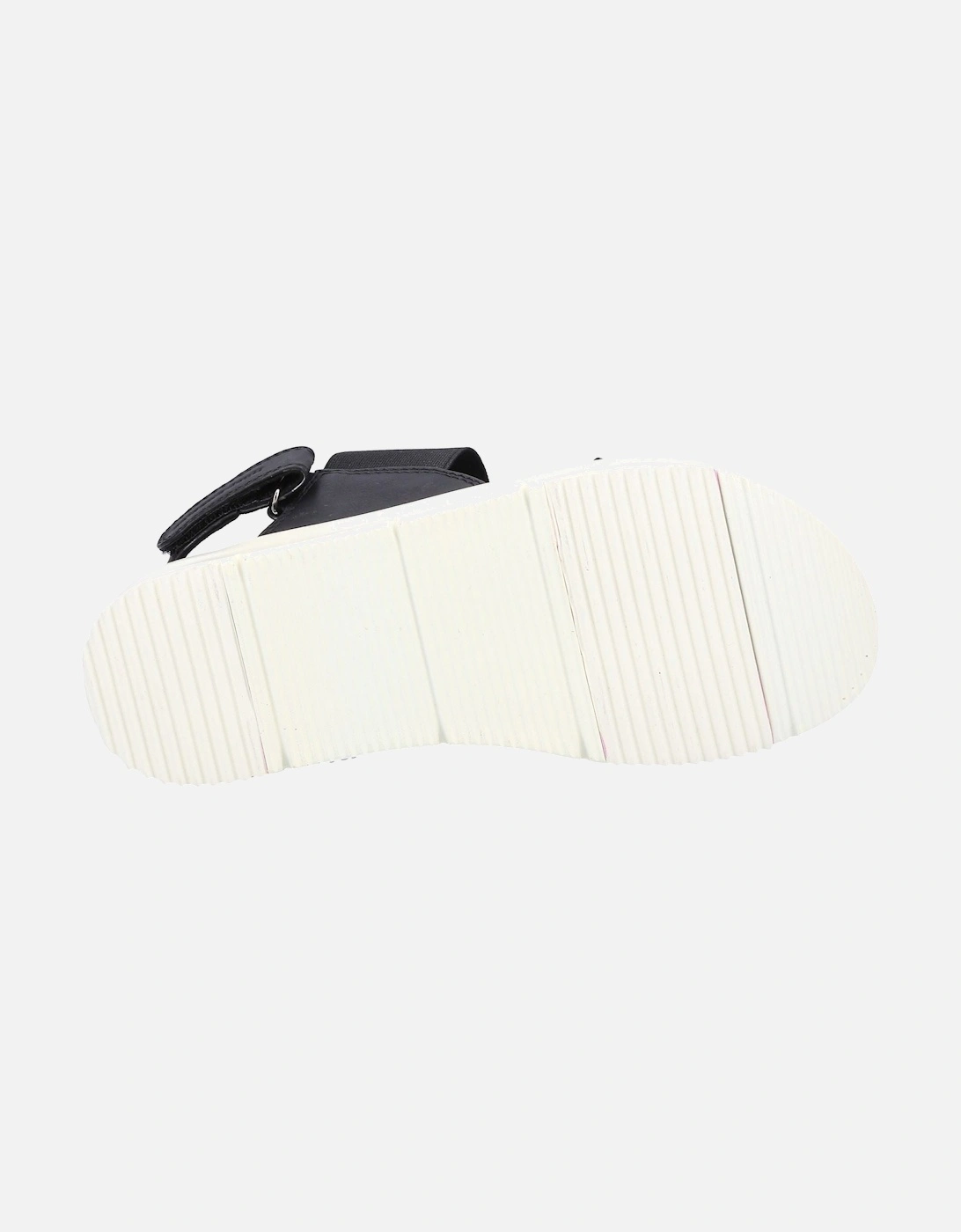 Selina Polyurethane Women's Black Sandals
