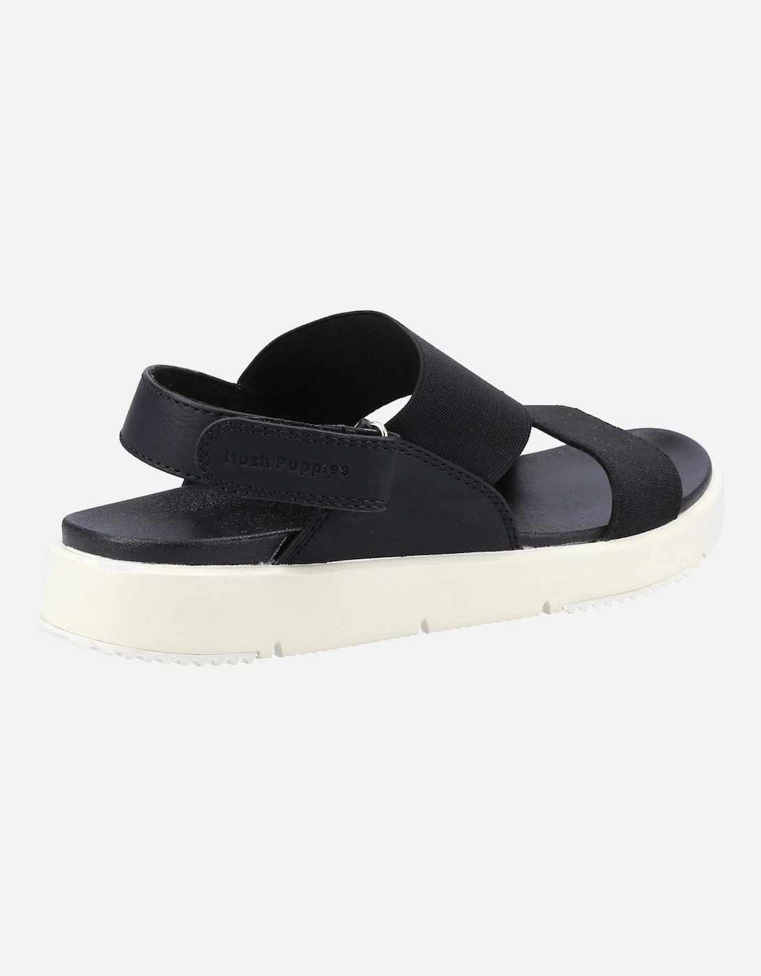 Selina Polyurethane Women's Black Sandals