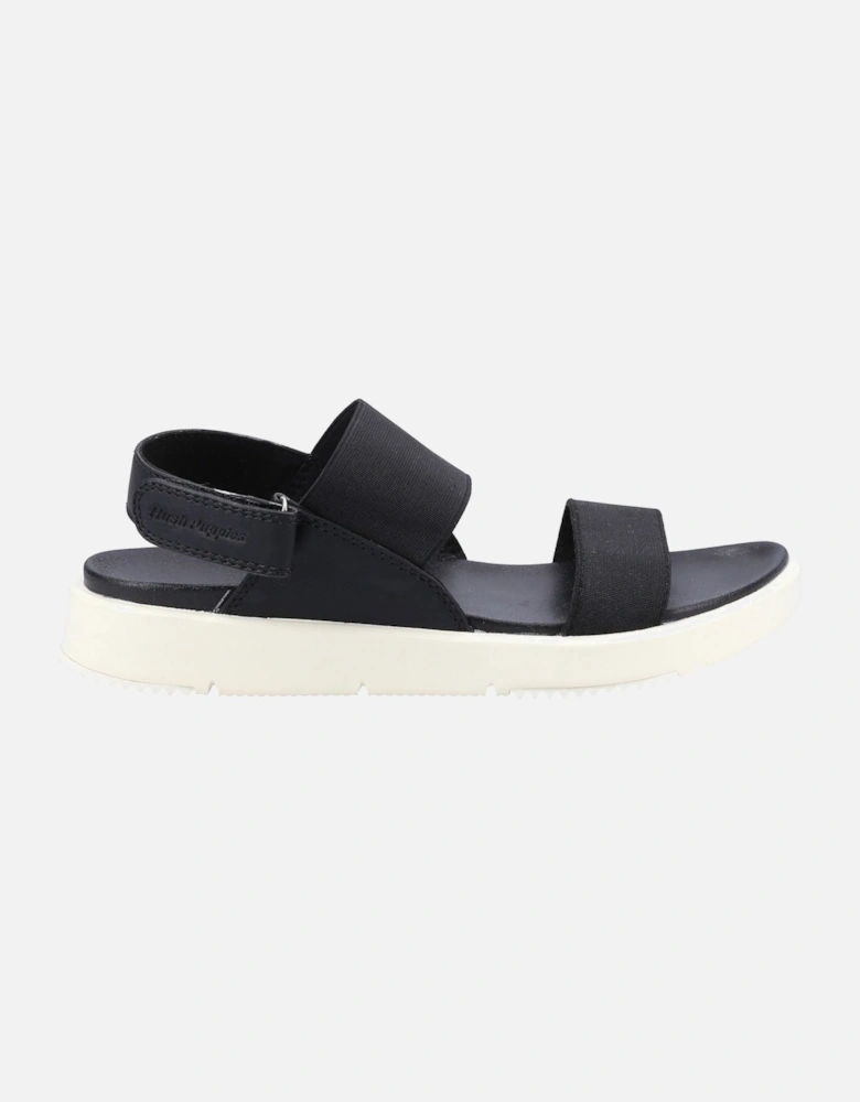 Selina Polyurethane Women's Black Sandals