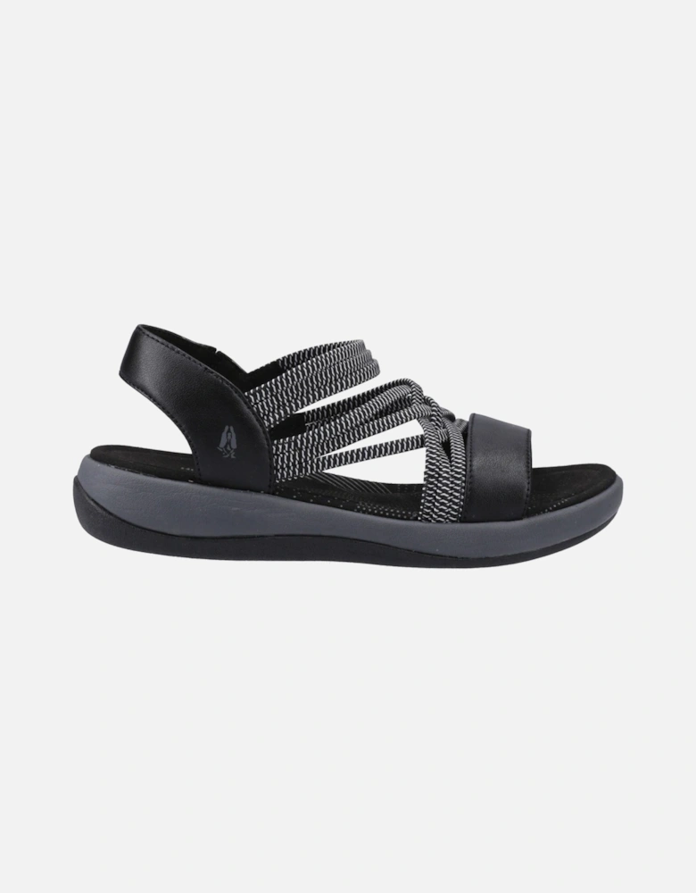 Susanna Leather Women's Black Sandals