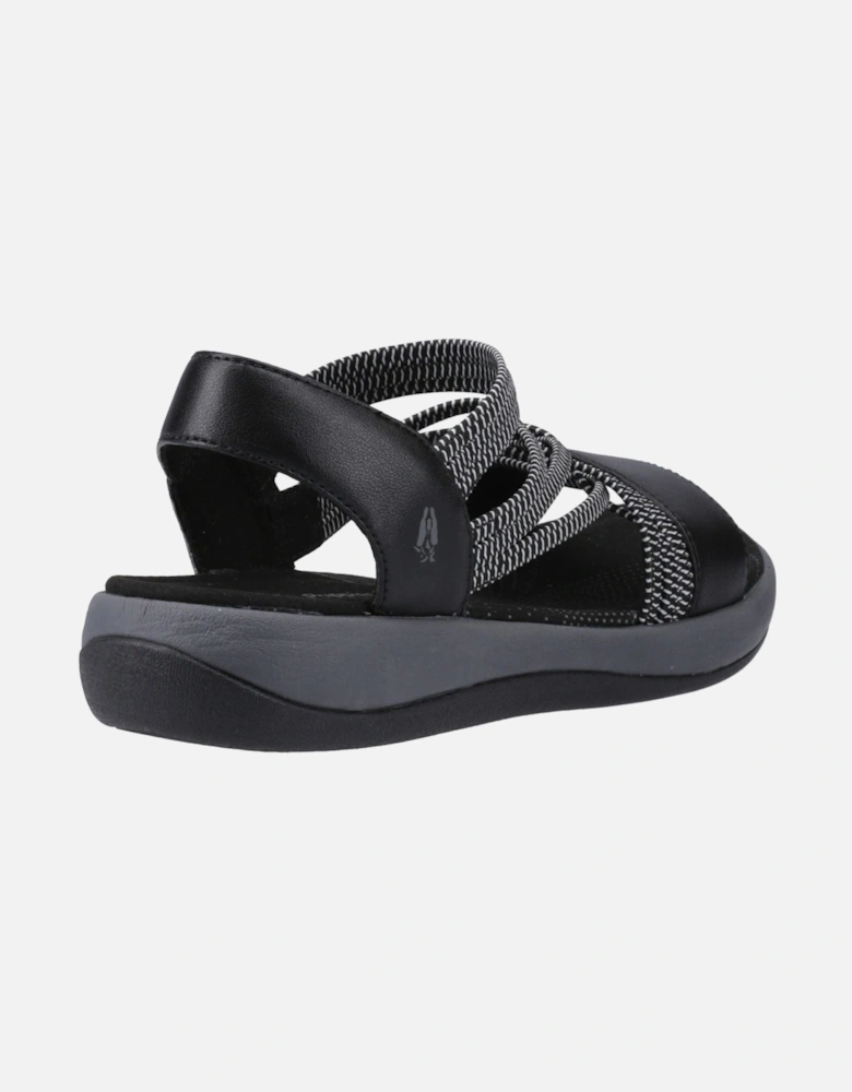 Susanna Leather Women's Black Sandals