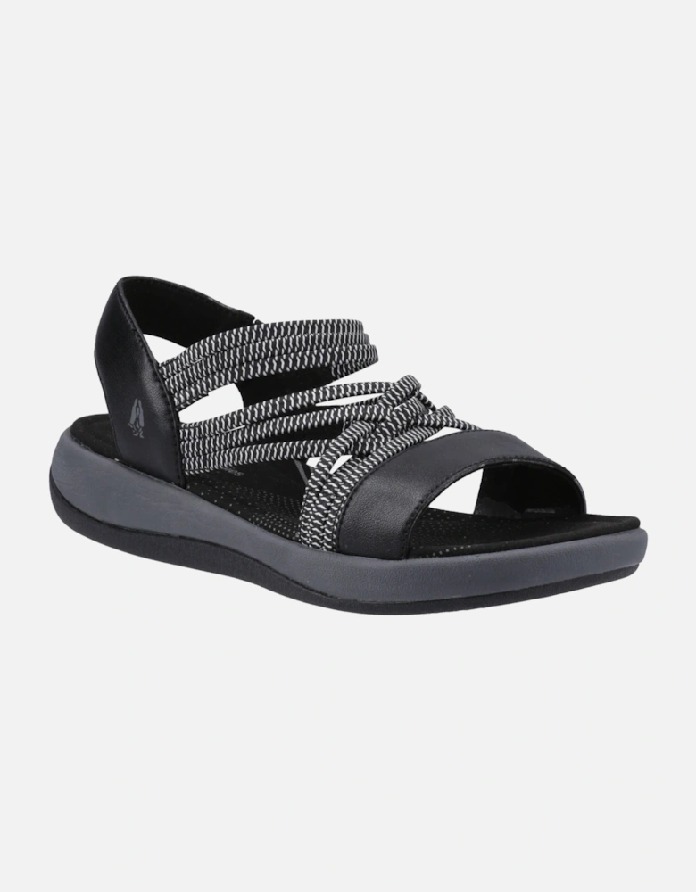 Susanna Leather Women's Black Sandals