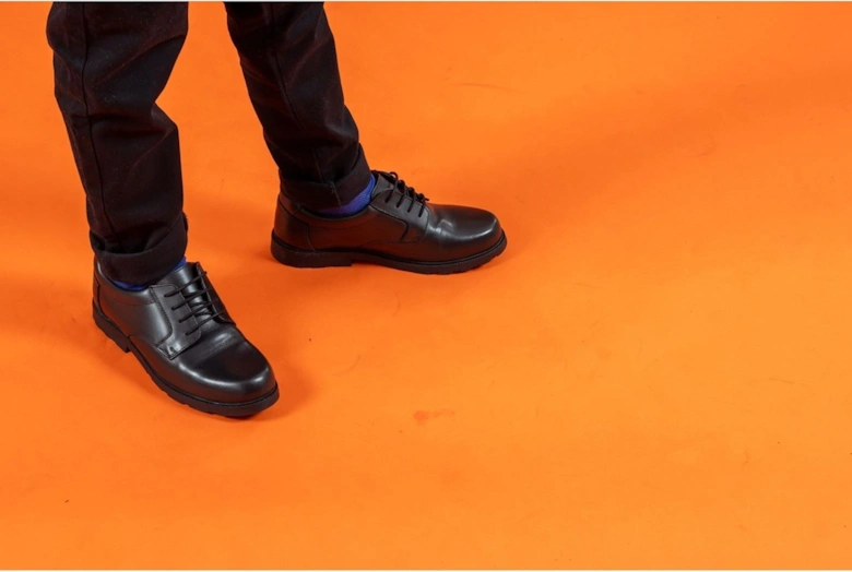Oliver SNR Leather Boys's Black Shoes