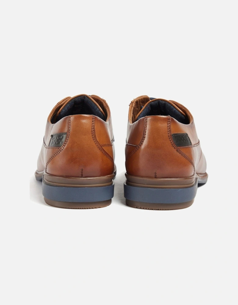 Smyth Leather Men's Cognac Lace-Up Shoes